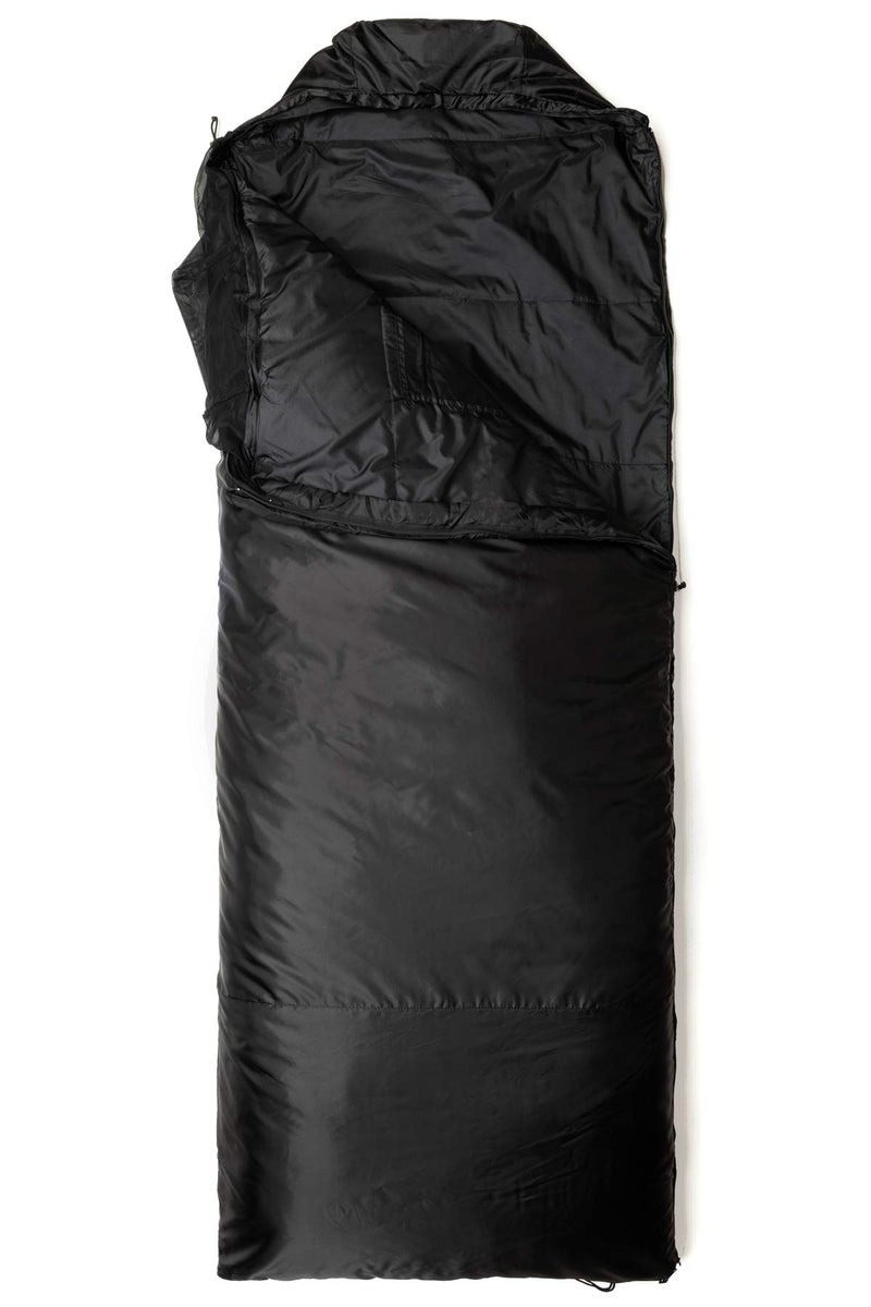 Snugpak Jungle Bag Lightweight Sleeping Bag with Left or Right Side Zip, Compact Travel and Camping Bag, Black - Image 2